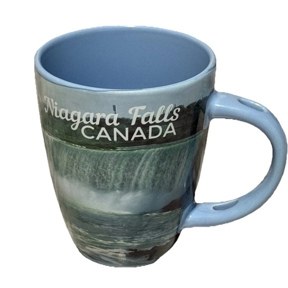 Niagara Falls Canada Blue Souvenir Mug - Picture 1 of 3